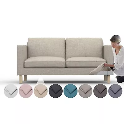 Comfortly Cover For Karlstad 2 Seat Sofa - Cashmere Blends Spill Proof Fabric • £203