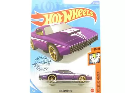 Hot Wheels Custom Otto Muscle Mania 173/250 Long Card 1 64 Scale Sealed New • $12.46