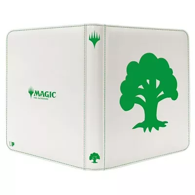 Deck Builder's Pro-Binder Forest Green Mana 8 Zippered 12-POCKET Ultra Pro MTG • $103.09