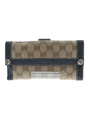 GUCCI Long Caif GG Crystal PVC BRW 231839 From Japan USED • $117.80