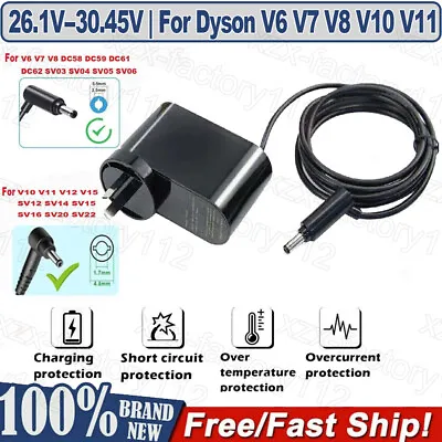For Dyson V6 V7 V8 V10 V11 V12 Battery Charger Power Supply Vacuum Clean Adapter • $24.99