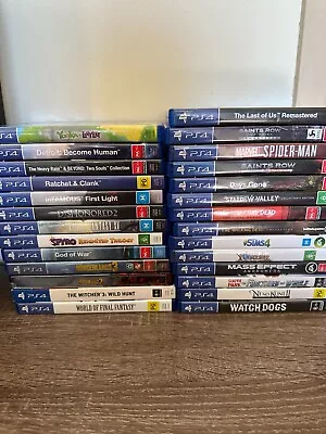 Playstation 4 Games Various Listings Like New Condition • $30