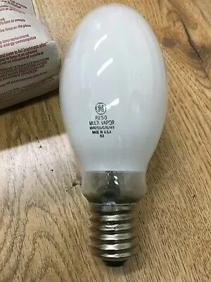 GE MVR250/C/U/40 250W Multi Vapor Metal Halide Elliptical Coated Discharge Lamp • £5.95