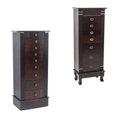 2 Types Large Jewelry Cabinet Armoire Box Storage Chest Necklace Stand Organizer • $124.99