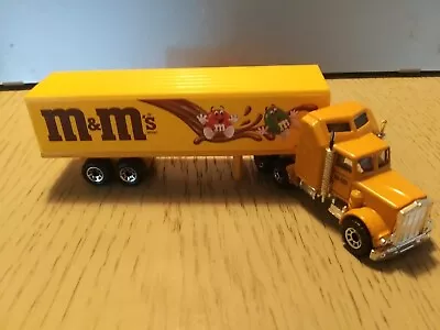 MATCHBOX  King Size Rigs  M&M's Mars Semi Tractor Trailer- Scale Diecast • $12.88