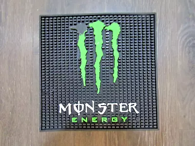 Monster Energy Rubber Bar Mat 12x12 New • $19