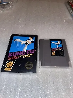 Kung Fu Black Label Box W/Hangtab Nintendo NES Incomplete • $99.99