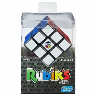 Rubik's Cube 3x3 Puzzle Game With Stand Rubik Hasbro Toy Original A9312 NEW • $14.22