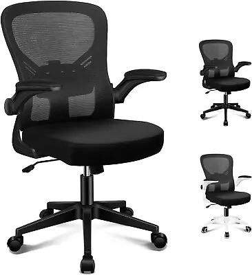 Ergonomic Office Chair Swivel Mesh Lumbar Support Adjustable Chair Black • $175.95