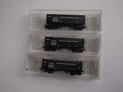 3 N Scale Coal Cars C & O. • $40