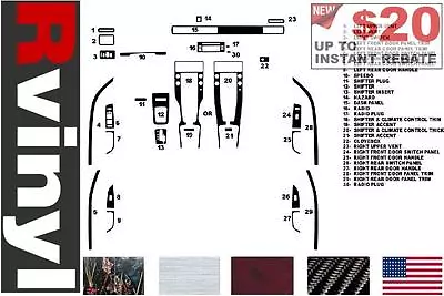 Rdash Dash Kit For Volvo S80 2007-2011 Auto Interior Decal Trim • $99.99