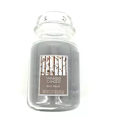 $39.99 • Buy Yankee Candle Birchwood Scent Single Wick 22oz. Burn Time 110-150 Hours