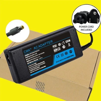 $36.88 • Buy AC Adapter Power Cord Battery Charger 90W For IBM Lenovo Thinkpad X60 X61 Tablet
