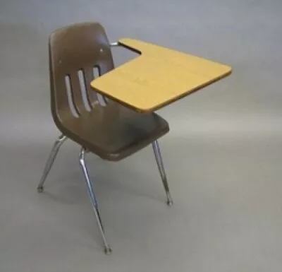 Rare Find!! 1980's Schoolhouse Style Student Chair-desks! • $50