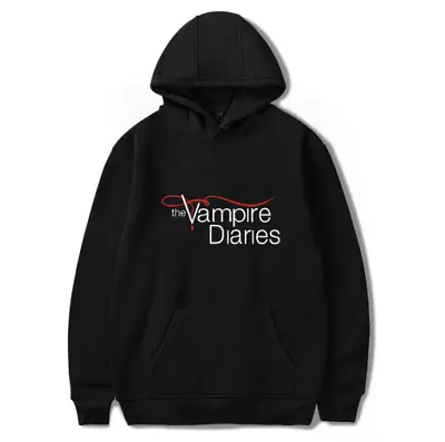 Mens Womens The Vampire Diaries Printed Casual Hoodies Sweatshirt Pullover Q • £22.43