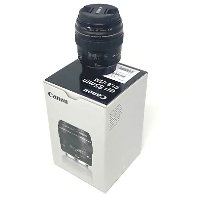 Canon EF 85mm F1.8 USM - UK NEXT DAY DELIVERY • £384