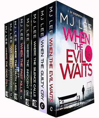 £20.94 • Buy M J Lee DI Ridpath Series Collection 8 Books Set When Guilty Cry,When Evil Waits