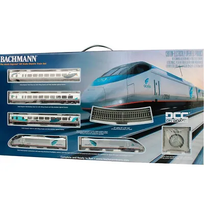 NEW Bachmann Amtrak Acela Express Train Set W/E-Z Track HO Scale FREE US SHIP • $449.99