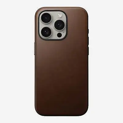 Nomad Modern Leather Case IPhone 15 Pro - English Tan [77] • £55