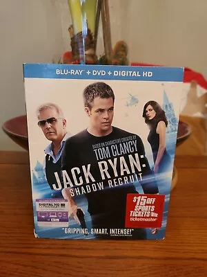 Jack Ryan: Shadow Recruit [New Blu-ray] 2 Pack. USA Import.Slip Sleeve Free Post • £9.95