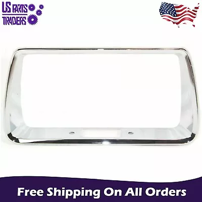 Rear Bumper License Plate Bracket Frame Chrome For 2008-2012 Chevrolet Malibu • $32