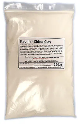 250g Kaolin White Clay Powder * Natural * • £4.35