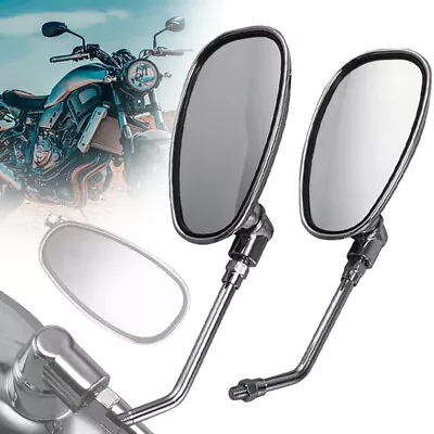 New Motorcycle Bike Wing Rear View Side Mirrors Motorbike Rearview M10 Universal • $22.90