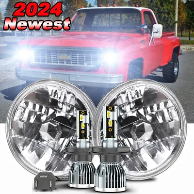 Newest 7  Round Led Headlight Hi-Lo Beam For Chevy C10 C20 Pickup G10 G20 Nova • $142.99