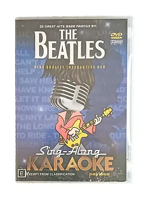 THE BEATLES DVD Sing Along Karaoke High Quality Interactive 28 Great Hits AS NEW • $1