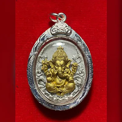 Ganesha Pendant Necklace (พระพิฆเนศ)  Hindu Elephant  Ultimate God Of Wisdom #25 • $1890.89