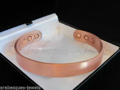 Mens Xl Extra Large Copper Bio Magnetic Bangle/bracelet Arthritis/pain Relief • £13.99