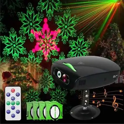 Mini Laser Projector Stage Lights R&G LED Disco Lighting Christams Projector  • $13.99