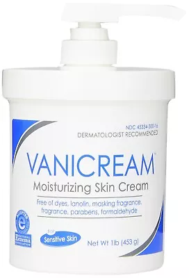 Vanicream Moisturizing Skin Cream With Pump Dispenser 1 Pound • $21.99