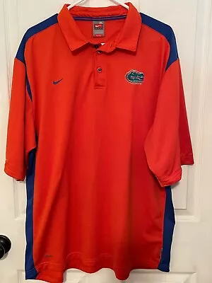 Nike Florida Gators Coaches Shirt. Orage And Blue XL Size. • $10.50