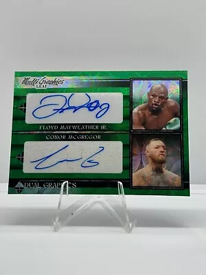 Conor Mcgregor Floyd Mayweather 2024 Leaf Multigraphics Dual Auto 1/2 • $500