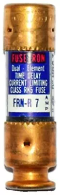 Bussmann FRN-R-7 (FRN-R-7) 7Amp 250V Fusetron Dual Element Time-Delay Fuse • $13.75