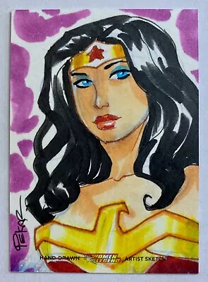 DC COMICS THE WOMEN OF LEGEND - SKETCH Of Wonder Woman By JOE PEKAR SC • $79.99