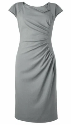 £79.99 • Buy Designer LK BENNETT Davina Shift Dress Size 10 --USED ONCE-- Grey Knee Length