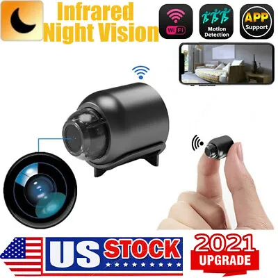 $37.99 • Buy Mini Night Vision Spy Camera WiFi Video & Audio Recorder IP Smart Home Security