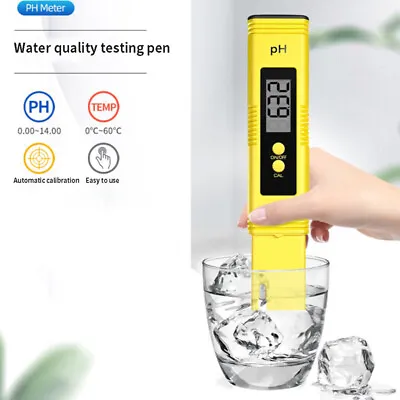 £5.42 • Buy Digital PH Meter High Precision LCD Aquarium Water Acid PH Tester Pool Analy-ss