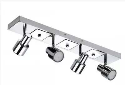 £30 • Buy - BRAND NEW - Tp24 Hayter 4 Spot Bar Ceiling Light With Tp24 Long GU10 Lamps