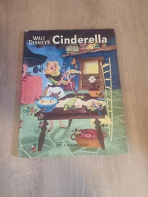 Walt Disney’s Cinderella Golden Book Vintage 1975 Hardcover • $4.99