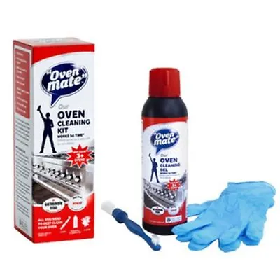 £7.95 • Buy Oven Mate Cooker BBQ Grill Hob Deep Clean Cleaning Paint Gel Brush Gloves Kit 