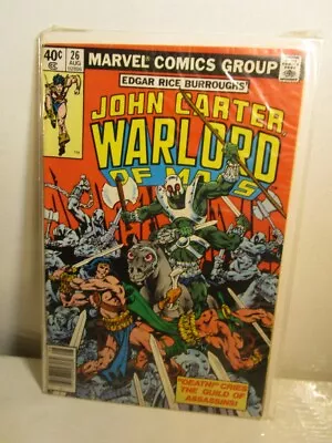 John Carter Warlord Of Mars Vol.1 #26 1979 Marvel Comic  • $8.27