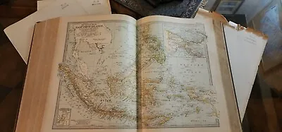 Century Atlas Map 116 East India Islands Dutch East Indies 1911 Antique Original • $19.95