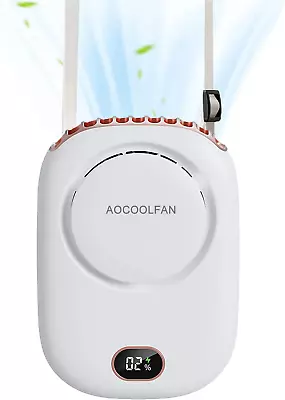 AOCOOLFAN Portable Neck Fan Mini Hanging Neck Fan With Adjustable Lanyard • $20.99