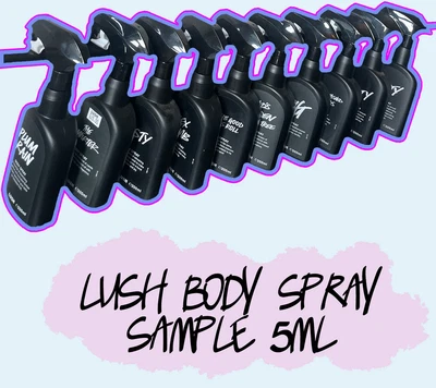 £4.95 • Buy Lush Body Spray 5ml Sample Snow Fairy, Lord Of Misrule, Tramp, Flying Fox Mario,