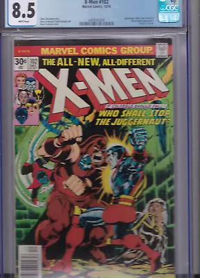 X-MEN #102 CGC 8.5 Newsstand Juggernaut Appearance Origin Of Storm MARVEL 1976🔥 • $99.95