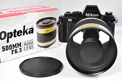 CAMERA TESTED! NIKON F MOUNT FIT OPTIKA 500mm F6.3 HD MF TELEPHOTO MIRROR LENS • £75