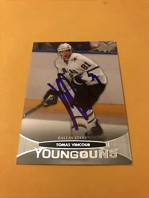 Tomas Vincour Signed Dallas Stars Rookie Card Young Guns 1 • $4.43